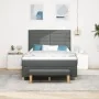 Cama con Base con Colchón y Banco Gris Oscuro 140x200 cm Tela | Foro24.es | Tu tienda online para hogar, jardín y más Foro24.es