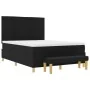 Cama con Somier con Colchón y Banco Negro 140x200 cm Tela de , Camas y somieres - Ref: Foro24-3344228, Precio: 556,94 €, Desc...
