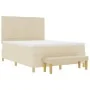 Cama con Base con Colchón y Banco Crema 140x200 cm Tela | Foro24.es | Tu tienda online para hogar, jardín y más Foro24.es