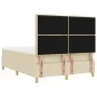 Cama con Base con Colchón y Banco Crema 140x200 cm Tela | Foro24.es | Tu tienda online para hogar, jardín y más Foro24.es