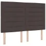 Cama con base de resortes con colchón y banco marrón oscuro 160x200 cm tela | Foro24.es | Tu tienda online para hogar, jardín y más Foro24.es