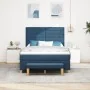 Cama con somier con colchón y banco azul 160x200 cm de tela | Foro24.es | Tu tienda online para hogar, jardín y más Foro24.es