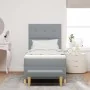 Cama Box Spring con Colchón y Banco Gris Claro 90x200 cm Tela | Foro24.es | Tu tienda online para hogar, jardín y más Foro24.es