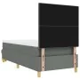 Cama Box Spring con colchón y banco Gris Oscuro 90x200 cm Tela | Foro24.es | Tu tienda online para hogar, jardín y más Foro24.es