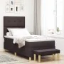 Cama Box Spring con colchón y banco Marrón Oscuro 90x200 cm Tela | Foro24.es | Tu tienda online para hogar, jardín y más Foro24.es