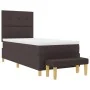 Cama Box Spring con colchón y banco Marrón Oscuro 90x200 cm Tela | Foro24.es | Tu tienda online para hogar, jardín y más Foro24.es