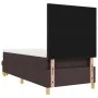 Cama Box Spring con colchón y banco Marrón Oscuro 90x200 cm Tela | Foro24.es | Tu tienda online para hogar, jardín y más Foro24.es