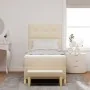 Cama Box Spring con colchón y banco Crema 90x200 cm Tela by , Beds and slatted bases - Ref: Foro24-3344273, Price: 357,98 €, ...