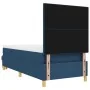 Cama Box Spring con Colchón y Banco Azul 90x200 cm Tela de , Camas y somieres - Ref: Foro24-3344274, Precio: 389,17 €, Descue...