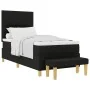 Cama Box Spring con colchón y banco Negro 100x200 cm Tela | Foro24.es | Tu tienda online para hogar, jardín y más Foro24.es