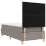 Cama con Somier con Colchón y Banco Taupe 100x200 cm Tela by , Beds and slatted bases - Ref: Foro24-3344279, Price: 407,38 €,...