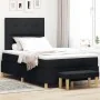 Cama Box Spring con Colchón y Banco Negro 120x200 cm Tela | Foro24.es | Tu tienda online para hogar, jardín y más Foro24.es