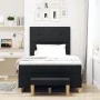 Cama Box Spring con Colchón y Banco Negro 120x200 cm Tela | Foro24.es | Tu tienda online para hogar, jardín y más Foro24.es