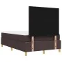 Cama Box Spring con colchón y banco marrón oscuro 120x200 cm de tela | Foro24.es | Tu tienda online para hogar, jardín y más Foro24.es