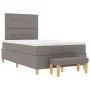 Cama con Somier de con Colchón y Banco Taupe 120x200 cm Tela | Foro24.es | Tu tienda online para hogar, jardín y más Foro24.es