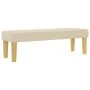 Cama Box Spring con colchón y banco Crema 120x200 cm Tela de , Camas y somieres - Ref: Foro24-3344294, Precio: 464,28 €, Desc...