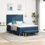 Cama Box Spring con colchón y banco Azul 140x190 cm Tela | Foro24.es | Tu tienda online para hogar, jardín y más Foro24.es