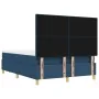 Cama Box Spring con colchón y banco Azul 140x190 cm Tela | Foro24.es | Tu tienda online para hogar, jardín y más Foro24.es
