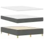 Cama con somier con colchón y banco gris oscuro 140x200 cm tela | Foro24.es | Tu tienda online para hogar, jardín y más Foro24.es