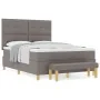 Cama Box Spring con colchón y banco Taupe 140x200 cm Tela | Foro24.es | Tu tienda online para hogar, jardín y más Foro24.es