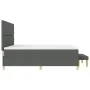 Cama con Box Spring y Colchón & Banco Gris Oscuro 200x200 cm Tela | Foro24.es | Tu tienda online para hogar, jardín y más Foro24.es