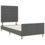 Estructura de Cama Gris Oscuro 80x200 cm Tela von , Betten und Lattenroste - Ref: Foro24-3344607, Preis: 163,52 €, Rabatt: %