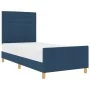 Estructura de Cama de Tela Azul 80x200 cm | Foro24.es | Tu tienda online para hogar, jardín y más Foro24.es