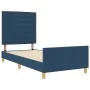 Estructura de Cama de Tela Azul 80x200 cm | Foro24.es | Tu tienda online para hogar, jardín y más Foro24.es