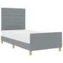Estructura de Cama Gris Claro 90x200 cm Tela | Foro24.es | Tu tienda online para hogar, jardín y más Foro24.es