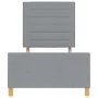 Estructura de Cama Gris Claro 90x200 cm Tela | Foro24.es | Tu tienda online para hogar, jardín y más Foro24.es
