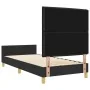 Cama Negra 100x200 cm de Tela von , Betten und Lattenroste - Ref: Foro24-3344629, Preis: 151,17 €, Rabatt: %