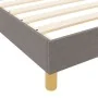 Estructura de cama Taupe 100x200 cm Tela by , Beds and slatted bases - Ref: Foro24-3344631, Price: 152,65 €, Discount: %