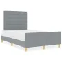 Estructura de Cama Gris Claro 120x190 cm Tela by , Beds and slatted bases - Ref: Foro24-3344634, Price: 198,54 €, Discount: %