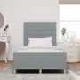 Estructura de Cama Gris Claro 120x190 cm Tela by , Beds and slatted bases - Ref: Foro24-3344634, Price: 198,54 €, Discount: %