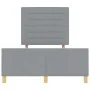 Estructura de Cama Gris Claro 120x190 cm Tela by , Beds and slatted bases - Ref: Foro24-3344634, Price: 198,54 €, Discount: %