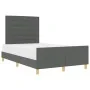 Estructura de Cama de Tela Gris Oscuro 120x190 cm by , Beds and slatted bases - Ref: Foro24-3344635, Price: 186,45 €, Discoun...