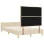 Estructura de Cama Crema 120x190 cm de Tela von , Betten und Lattenroste - Ref: Foro24-3344639, Preis: 196,15 €, Rabatt: %