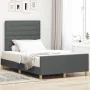 Cama Gris Oscuro 120x200 cm Tela by , Beds and slatted bases - Ref: Foro24-3344642, Price: 178,26 €, Discount: %