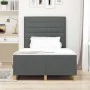 Cama Gris Oscuro 120x200 cm Tela by , Beds and slatted bases - Ref: Foro24-3344642, Price: 178,26 €, Discount: %