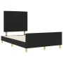 Cama Negra 120x200 cm de Tela by , Beds and slatted bases - Ref: Foro24-3344643, Price: 205,19 €, Discount: %