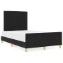 Cama Negra 120x200 cm de Tela by , Beds and slatted bases - Ref: Foro24-3344643, Price: 205,19 €, Discount: %