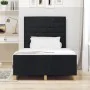 Cama Negra 120x200 cm de Tela by , Beds and slatted bases - Ref: Foro24-3344643, Price: 205,19 €, Discount: %