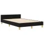 Cama Negra 120x200 cm de Tela by , Beds and slatted bases - Ref: Foro24-3344643, Price: 205,19 €, Discount: %