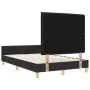 Cama Negra 120x200 cm de Tela by , Beds and slatted bases - Ref: Foro24-3344643, Price: 205,19 €, Discount: %