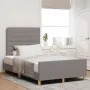 Cama Taupe 120x200 cm de Tela de , Camas y somieres - Ref: Foro24-3344645, Precio: 189,66 €, Descuento: %