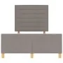 Cama Taupe 120x200 cm de Tela de , Camas y somieres - Ref: Foro24-3344645, Precio: 189,66 €, Descuento: %