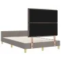 Cama Taupe 120x200 cm de Tela de , Camas y somieres - Ref: Foro24-3344645, Precio: 189,66 €, Descuento: %