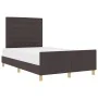 Estructura de Cama de Tela Marrón Oscuro 140x190 cm | Foro24.es | Tu tienda online para hogar, jardín y más Foro24.es