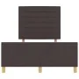 Estructura de Cama de Tela Marrón Oscuro 140x190 cm | Foro24.es | Tu tienda online para hogar, jardín y más Foro24.es