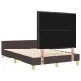 Estructura de Cama de Tela Marrón Oscuro 140x190 cm | Foro24.es | Tu tienda online para hogar, jardín y más Foro24.es